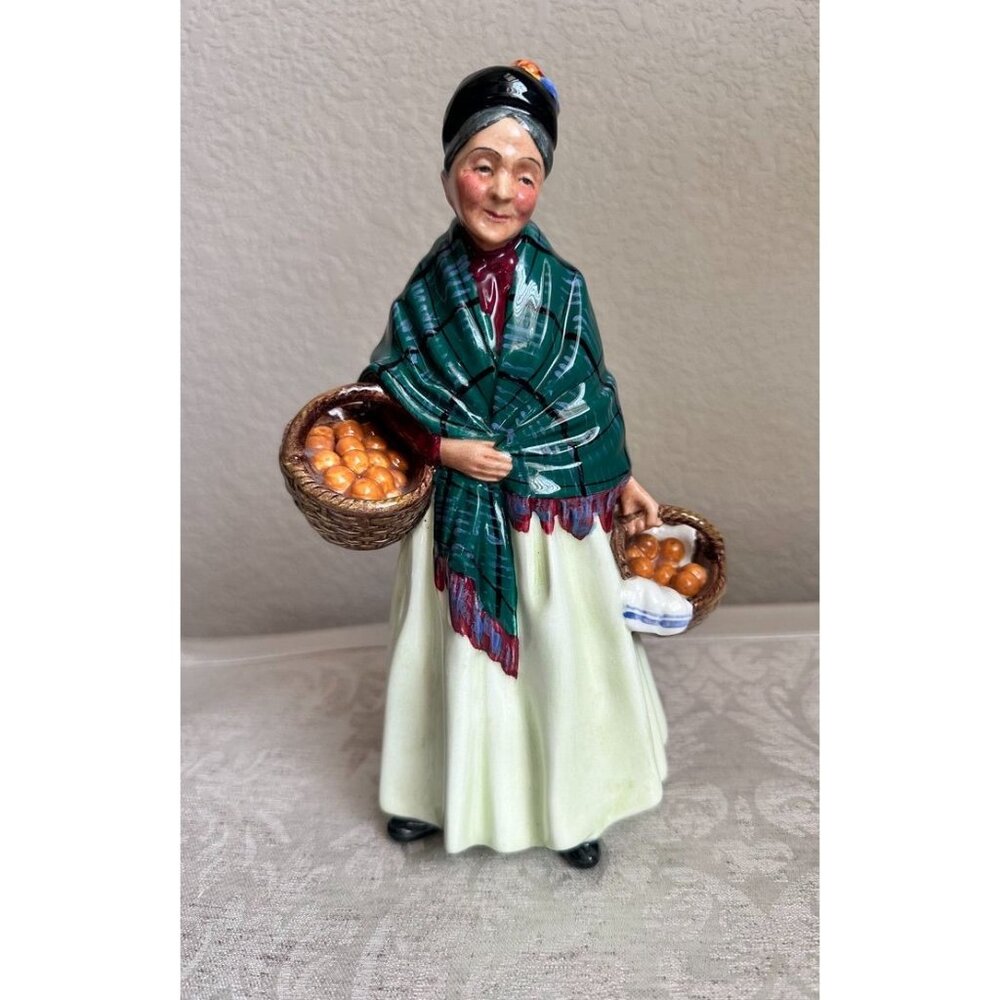 Vintage Mint Royal Doulton "The Orange Lady" Figurine